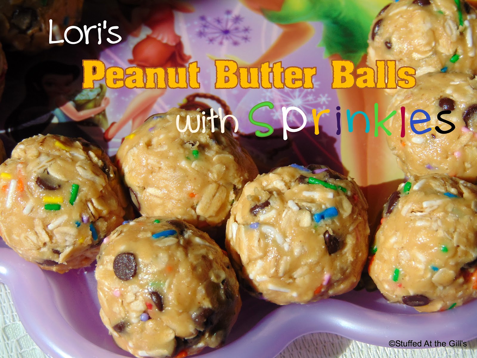 Lori's Peanut Butter Balls with Sprinkles
