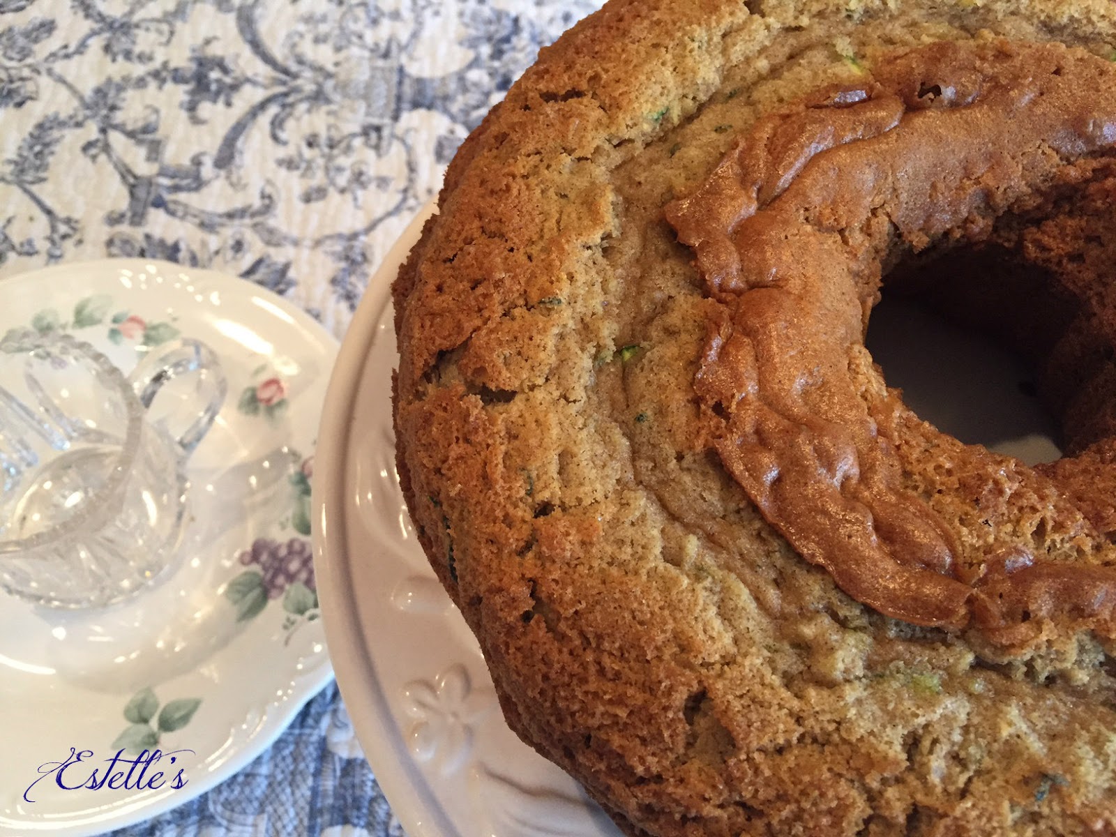 Estelle's ZUCCHINI SPICE CAKE WITH BUTTERMILK GLAZE