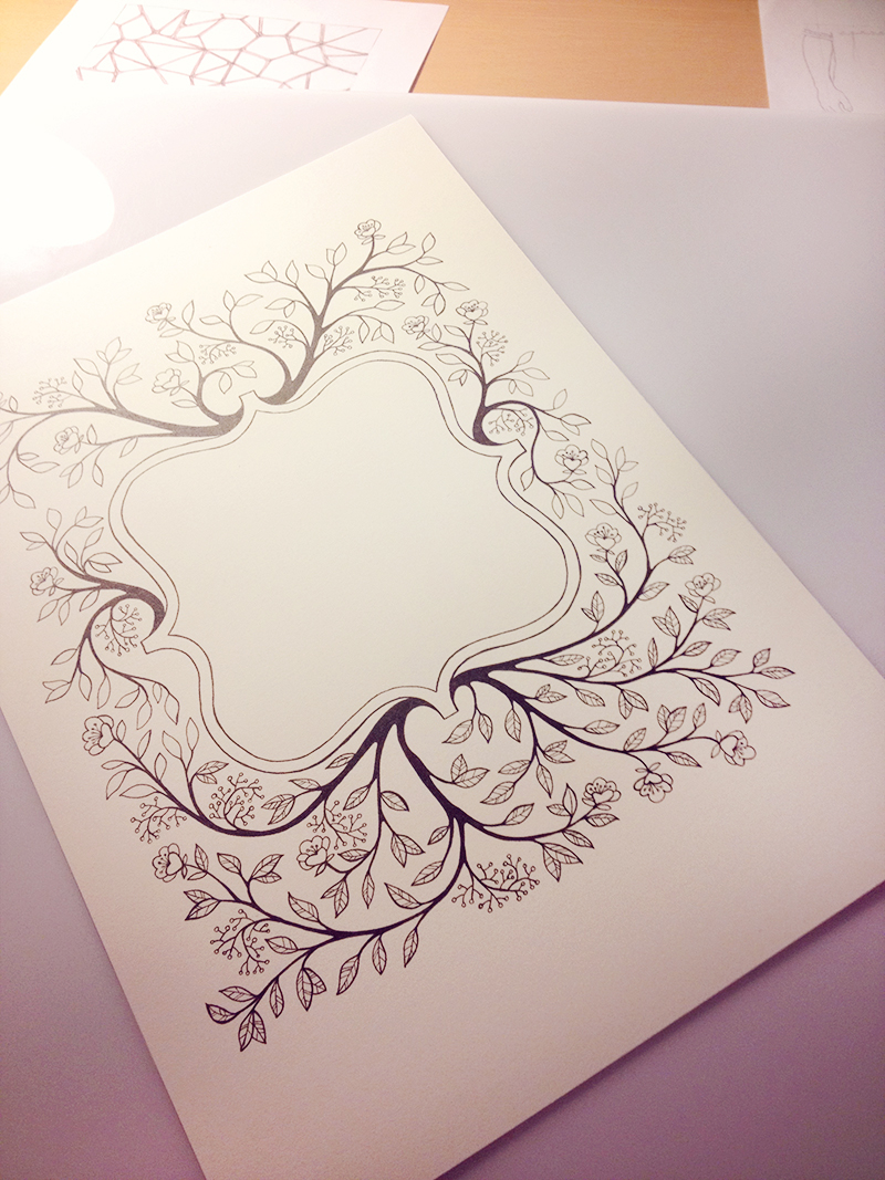 today, sunshine Nature Frame Process