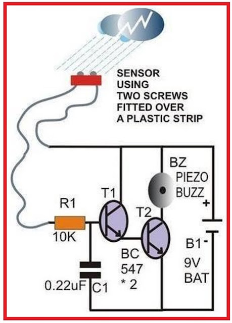 Electrical and Electronics Engineering: How to make a Rain Alarm!!