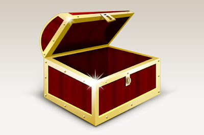 Treasure Box Graphic And Icons Download (.PSD)