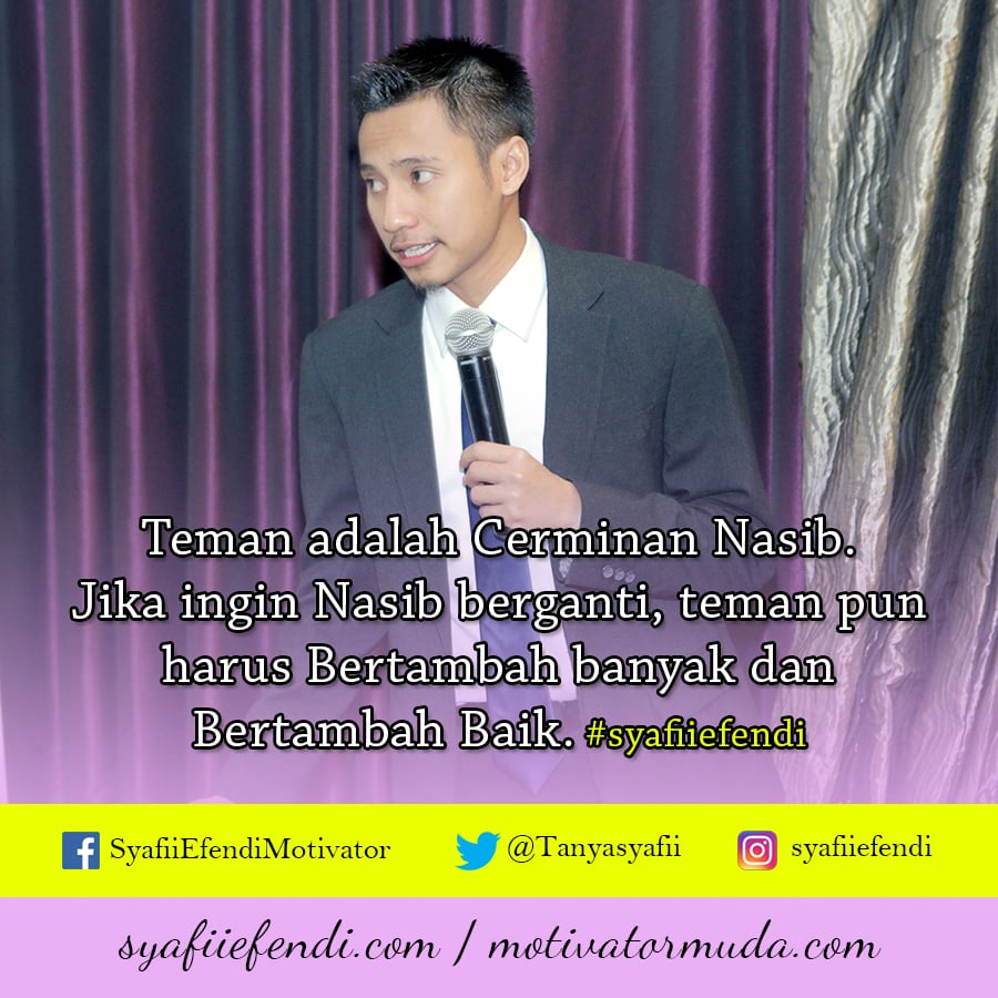 Motivasi Kata Kata Syafii Efendi Kata Kata Motivasi