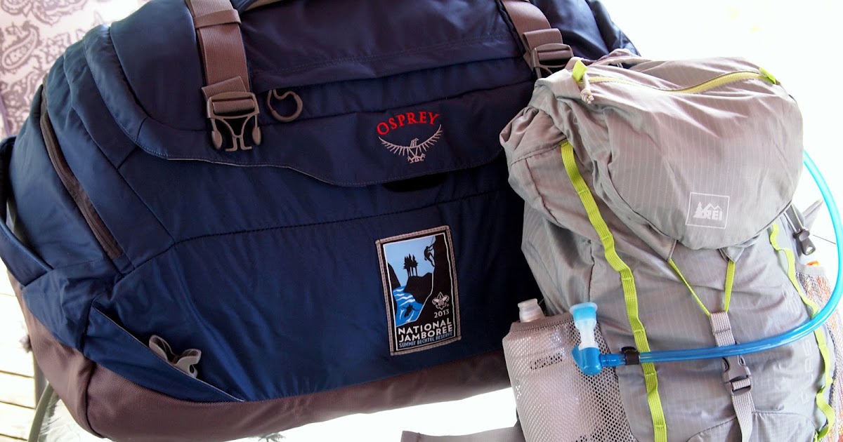 Scouting Together: The Osprey Transporter BSA 115 Duffel bag is HUGE!