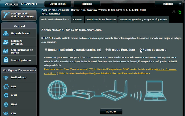 Cómo instalar y configurar AP en modo infraestructura