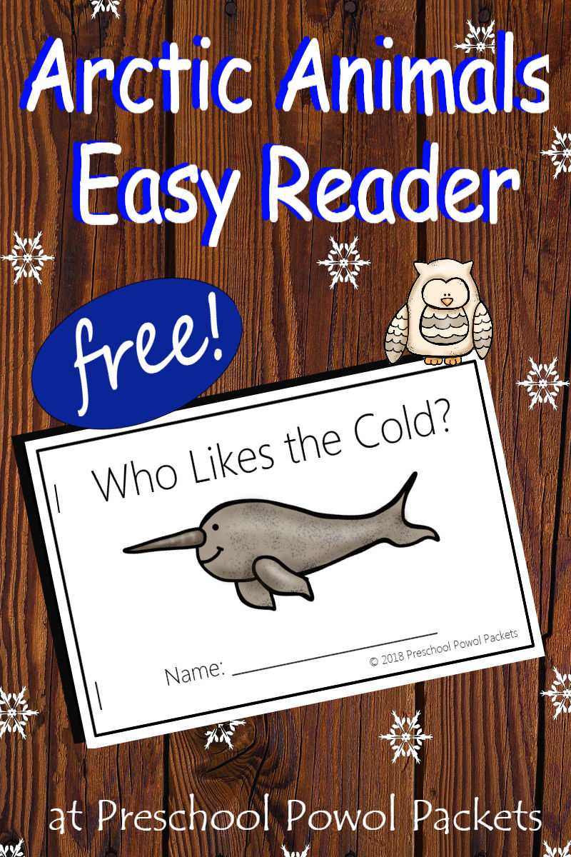 FREE} Arctic Animals Like Cold Preschool Easy Reader | Preschool Powol  Packets