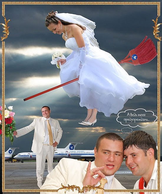 Funny Photoshopped Russian Wedding Pictures