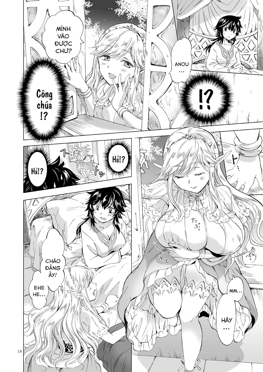 HentaiVN.net - Ảnh 19 - Tuyển tập Yuri Oneshot - Chap 126: Seinaru Chichi no Elf Hime