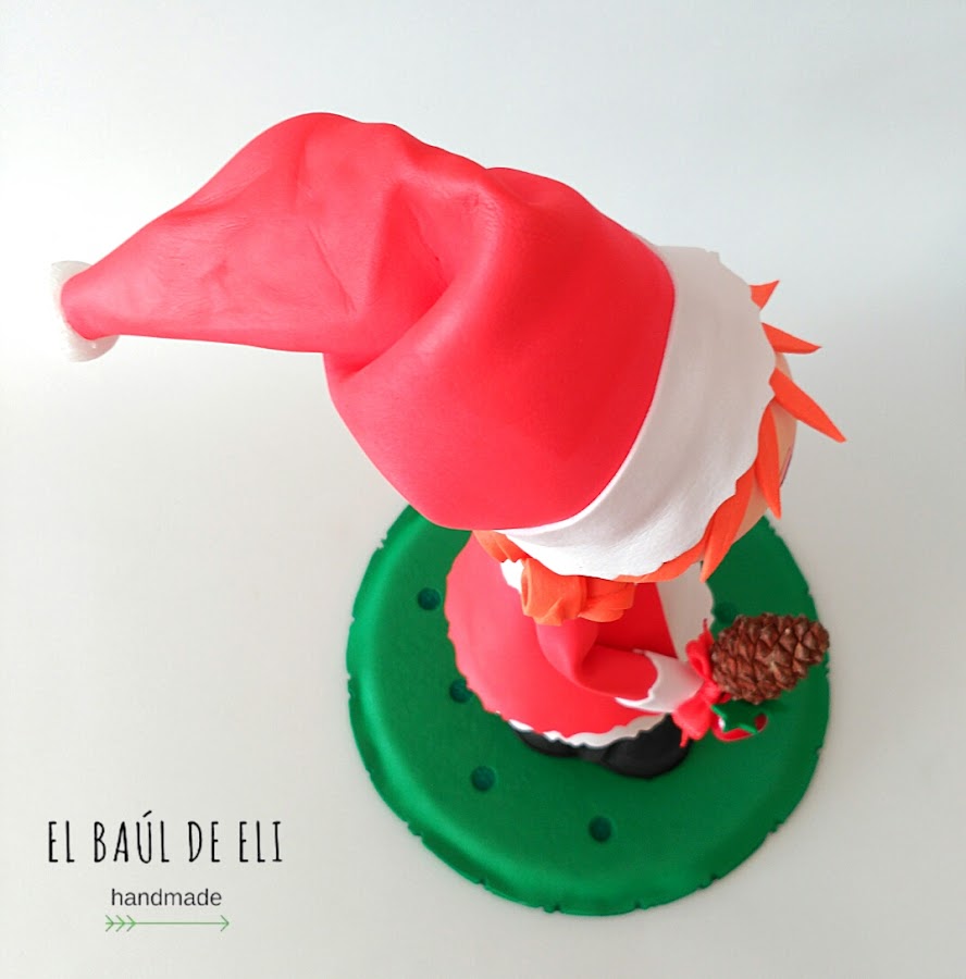 fofucha navideña, fofucha mamá noel