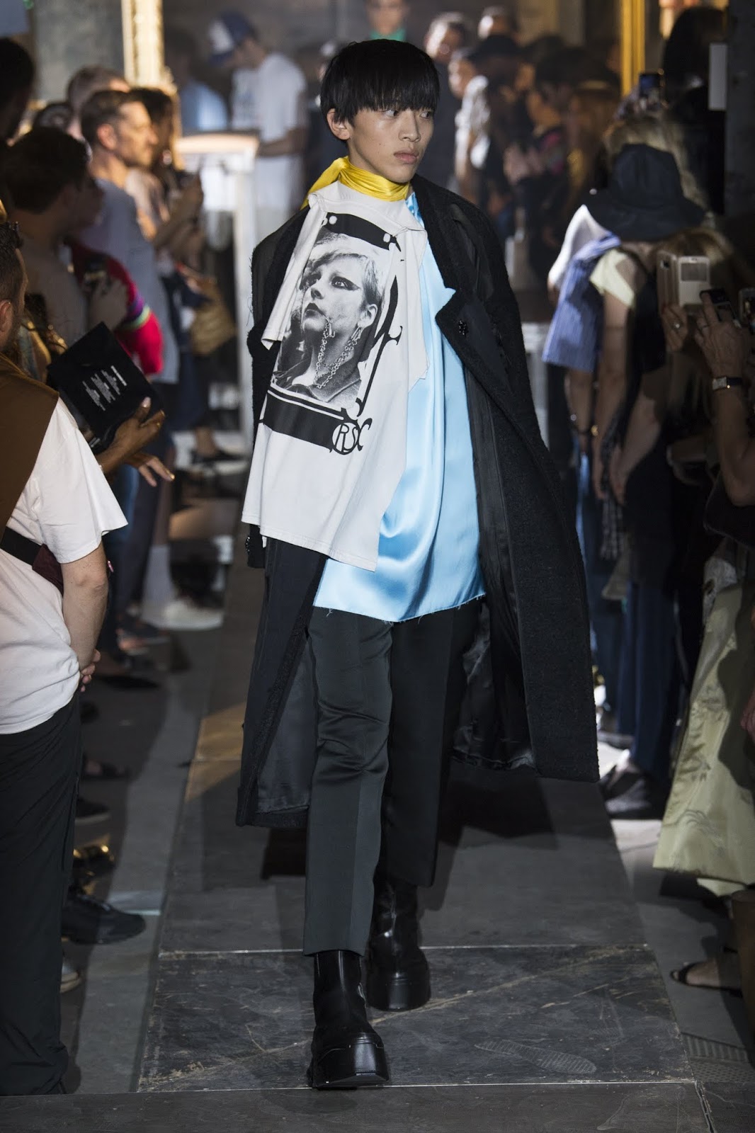 Raf Simons mashes up punk, new wave, and teen drinking at latest show  Menswear