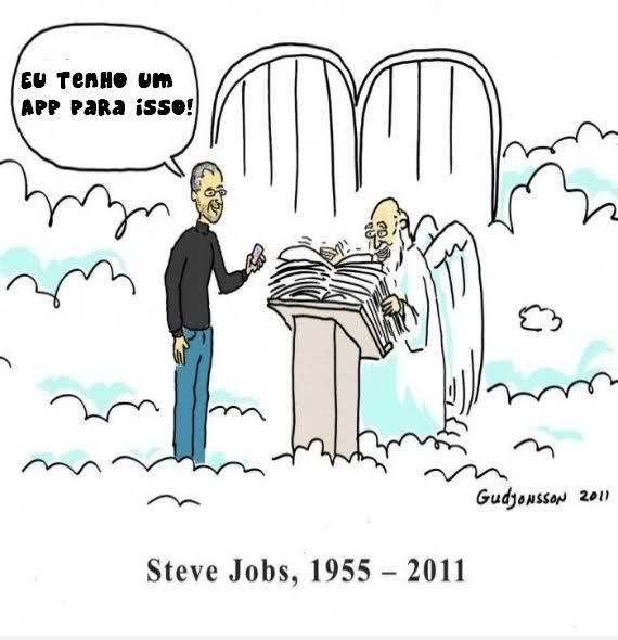 As melhores piadas envolvendo a morte de Steve Jobs =»Guepard Design
