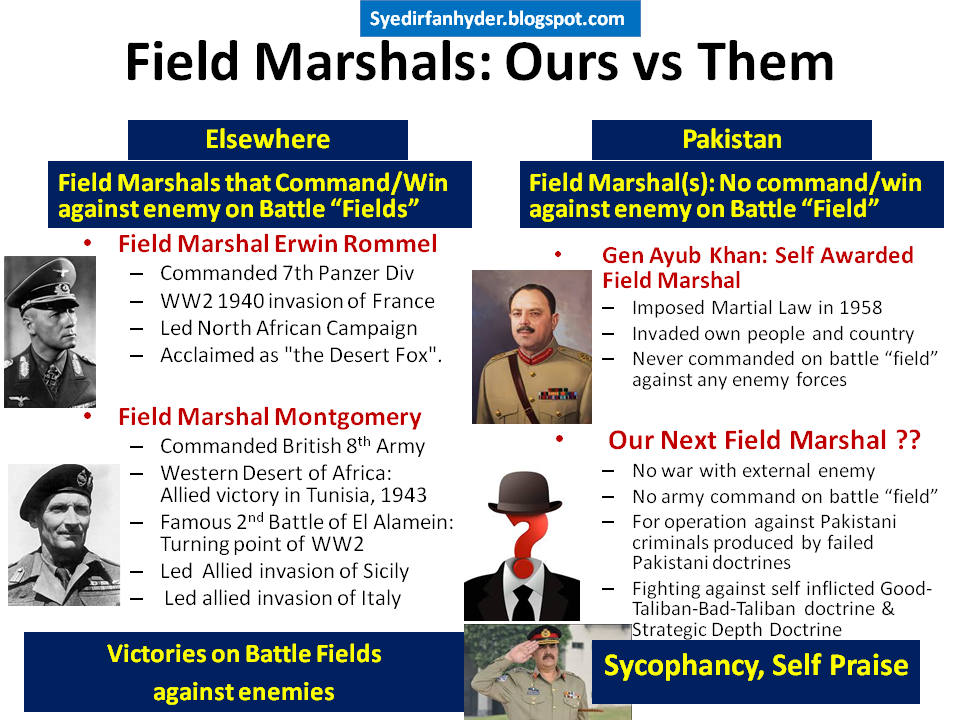 Learning and Life Field Marshals of Pakistan Costs of Sycophancy and