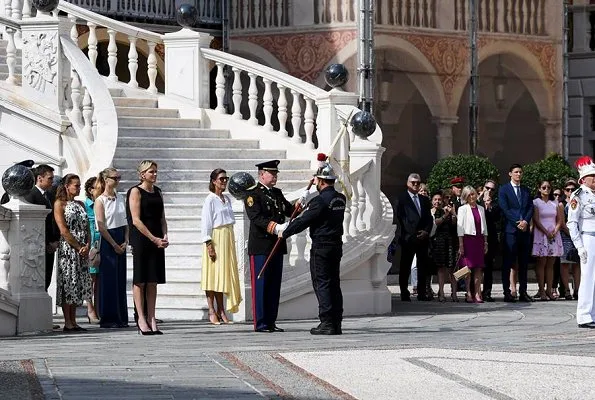 Princess Charlene, Princess Caroline, Princess Stephanie, Pierre Casiraghi, Beatrice Borromeo, Andrea Casiraghi