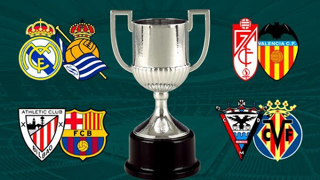 قرعة دور ربع النهائي بكأس ملك اسبانيا قرعة سهلة لريال مدريد وصعبة لبرشلونة في ربع نهائي الكأس