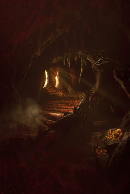 Agony - scary dark stairs