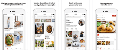 تطبيق بنترست Pinterest