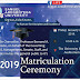 SAU Matriculation Ceremony Schedule 2018/2019