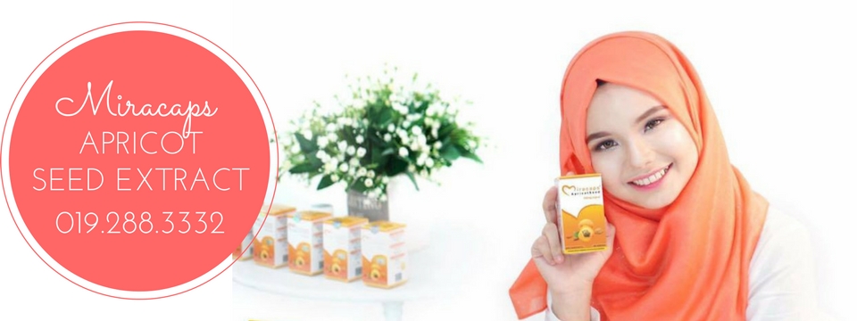 Miracaps Apricot Seed Penawar Sakit Gastrik Semulajadi