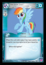 My Little Pony Rainbow Dash, Loyal Pony Seaquestria and Beyond CCG Card