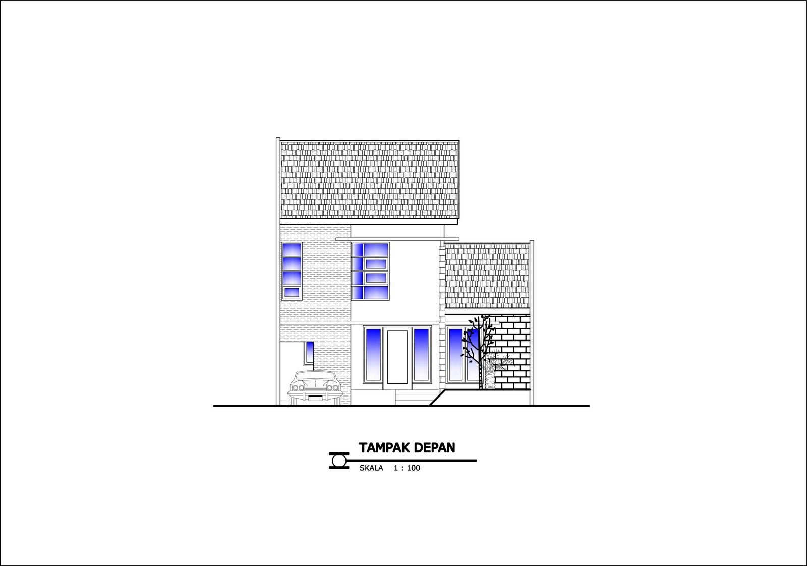 Rumah Bertingkat Minimalis Tipe 92 Desain Rumah