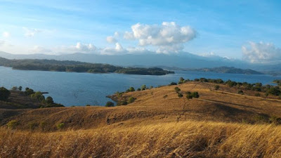 Pemandangan bukit batu riam kanan kalsel