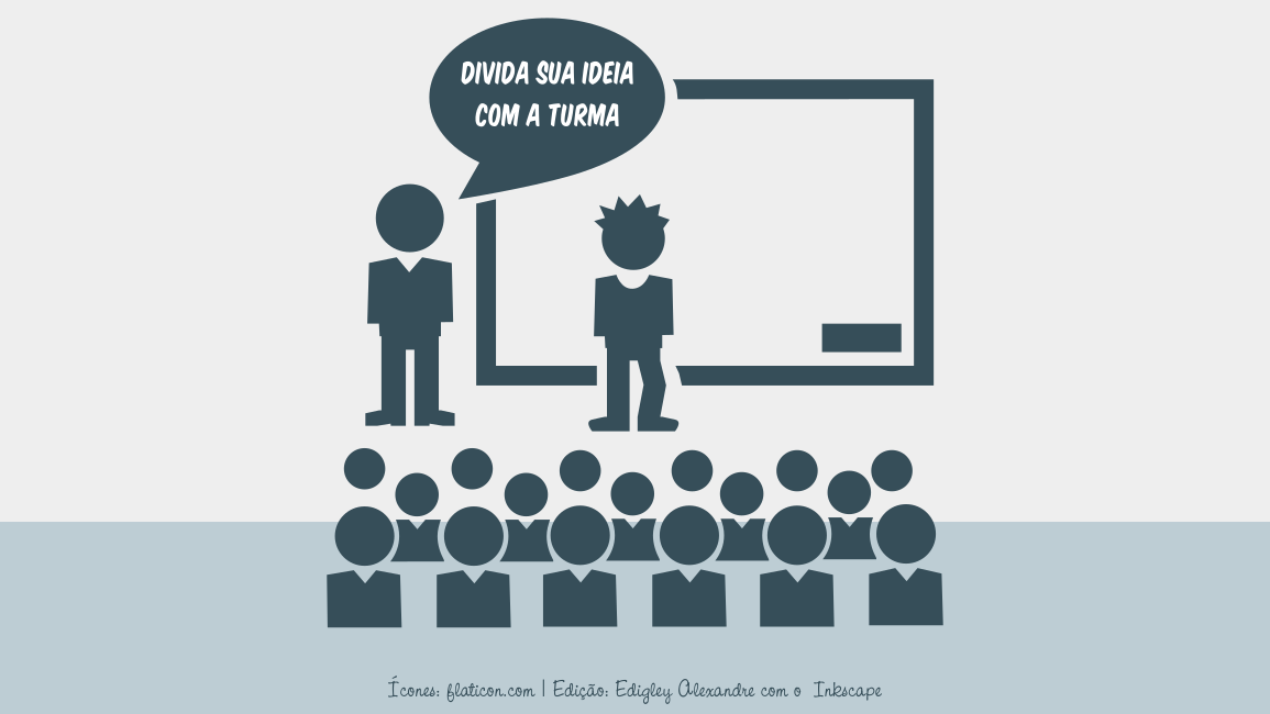 Divida sua ideia com a turma Divida sua ideia com a turma