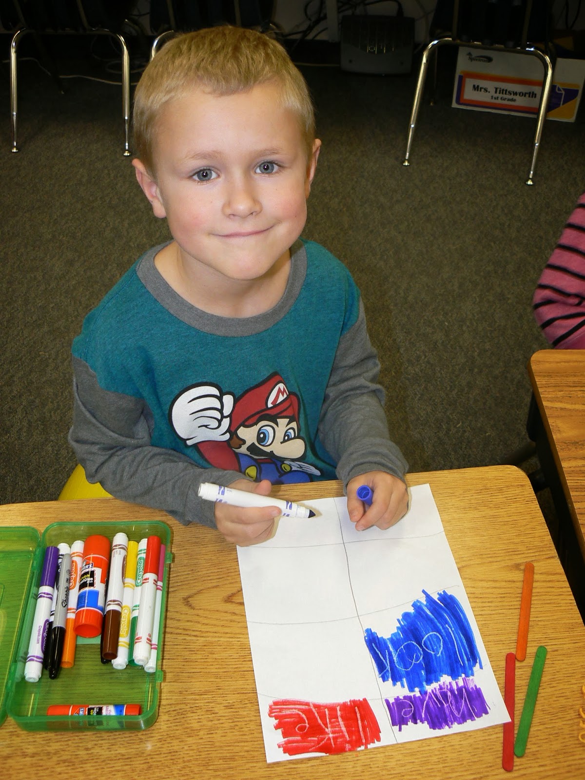 Mrs. T's First Grade Class: White Crayon/Marker Mystery Sight Words