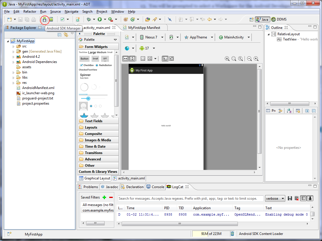 eclipse with android sdk download