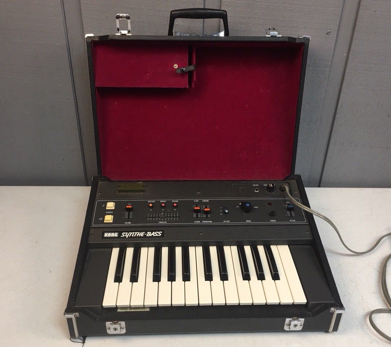 MATRIXSYNTH MODEL SB100 SYNTHE BASS KEYBOARD SYNTHESIZER