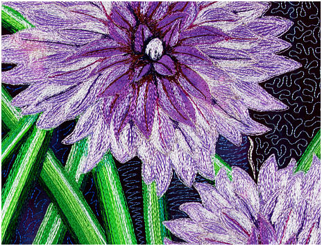 An Elephant a Day: Elephant No. 301: Thread Painting