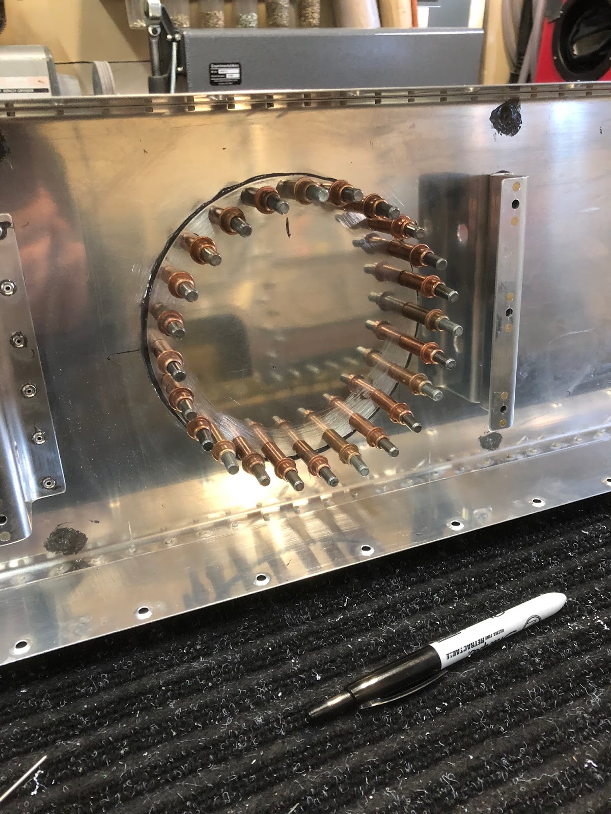 Darin's RV Blog Fixing a fuel tank baffle leak