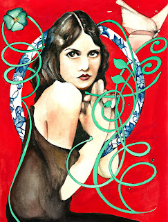 Illustration of Kathleen Ardelle one of the Ziegfeld Follies Illustration of Kathleen Ardelle one of the Ziegfeld Follies