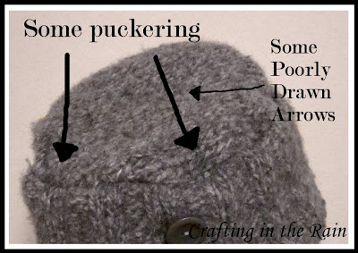 Make a hat from a sweater