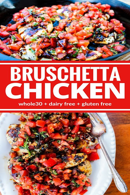 Healthy Bruschetta Chicken Healthy Bruschetta Chicken