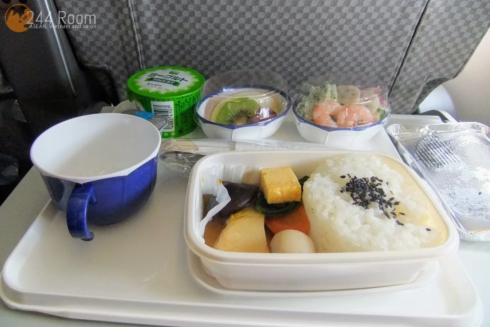 JAL Flight 002 meal 機内食
