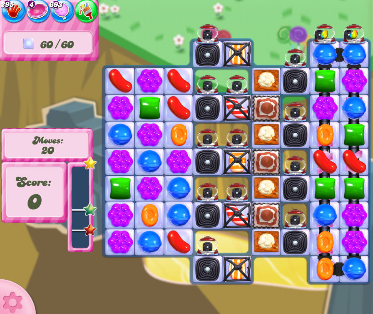 Candy Crush Saga level 2846 Candy Crush Saga level 2846