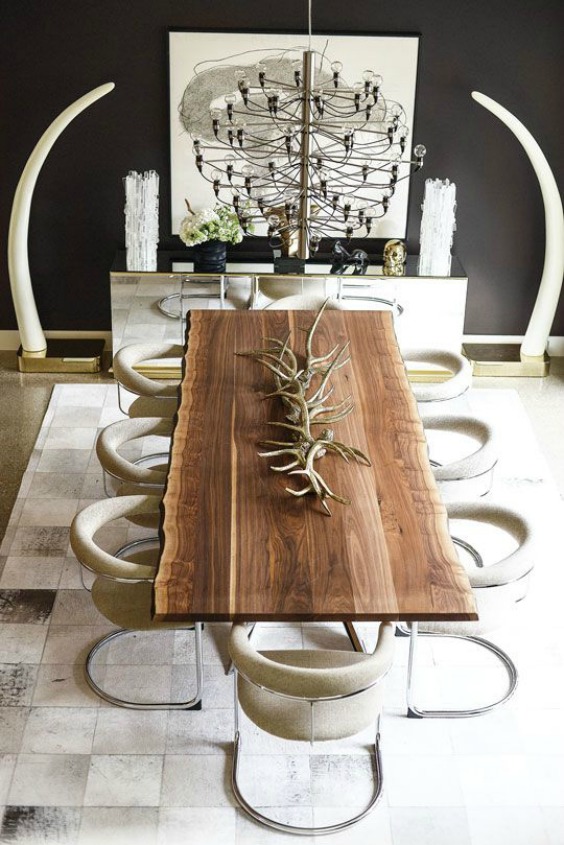 El Rincón Vintage de Karmela: Hoy un post de espectaculares mesas de madera, en su tendencia más ...