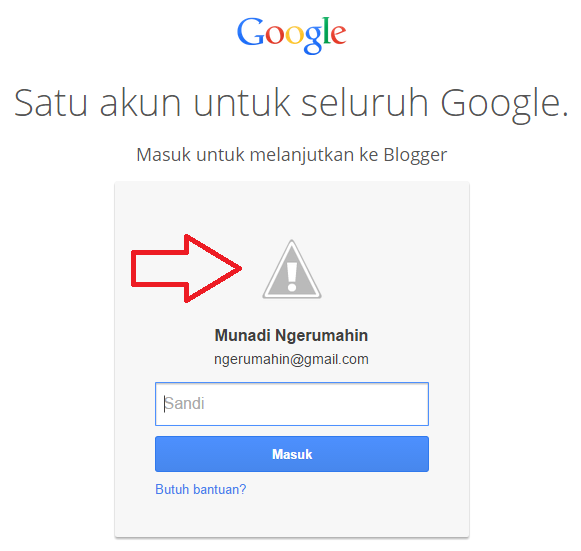 Aktivitas yang Tidak Wajar pada Akun yang Ingin Diakses