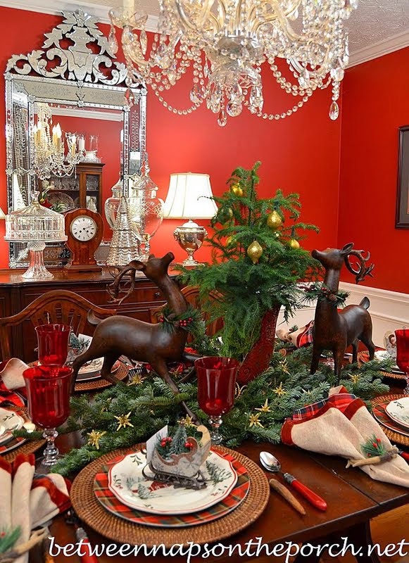 House at Forest Manor: A Woodland Christmas Tablescape