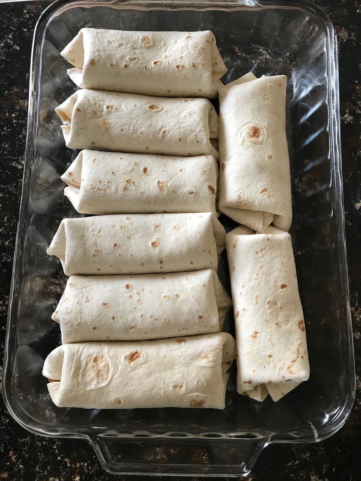Easy Shredded Chicken Burritos