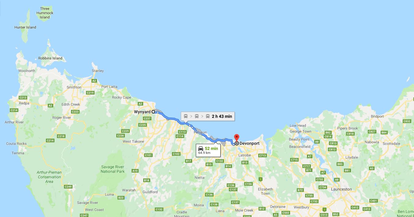 thoughts & happenings To Devonport, Tasmania