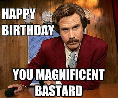 Happy Birthday - You Magnificent Bastard Funny-Meme-Birthday