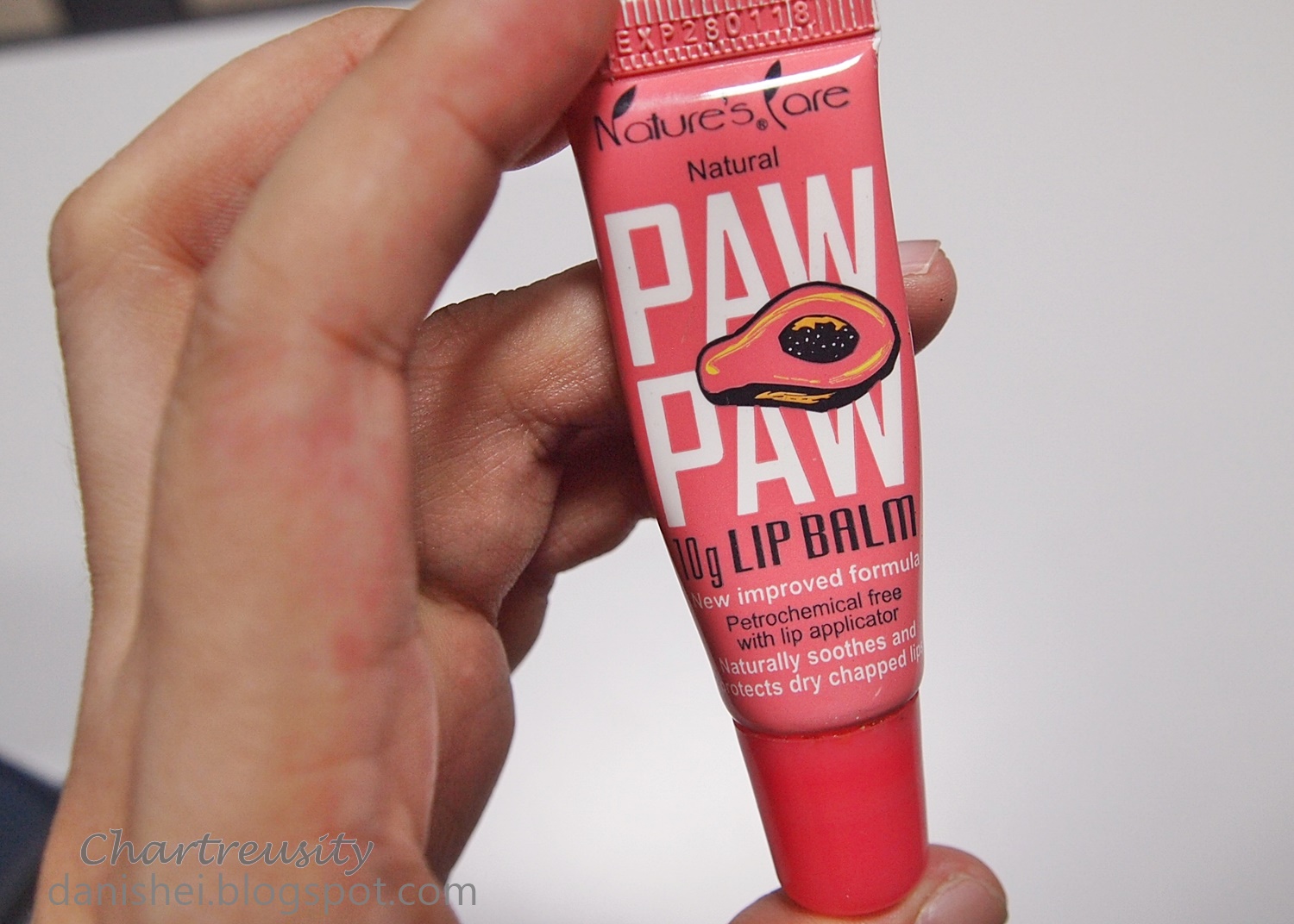 chartreusity Review Nature's Care Paw Paw Lip Balm