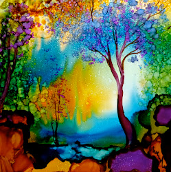 ink alcohol inks painting paintings paint yupo techniques acrylic glass canvas fabric google technique reverse re think watercolour pintura flower