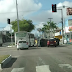 Colisão seguida capotamento na av. Prudente de Morais x Alexandrino de Alencar