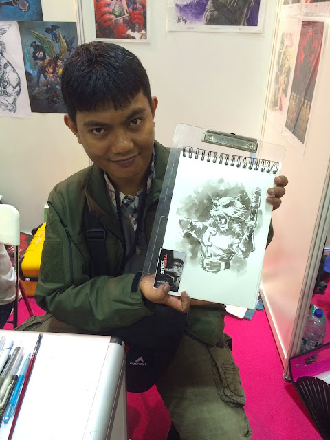 Singapore Toy, Game & Comic Convention STGCC 2015 artist alley yusuf idris