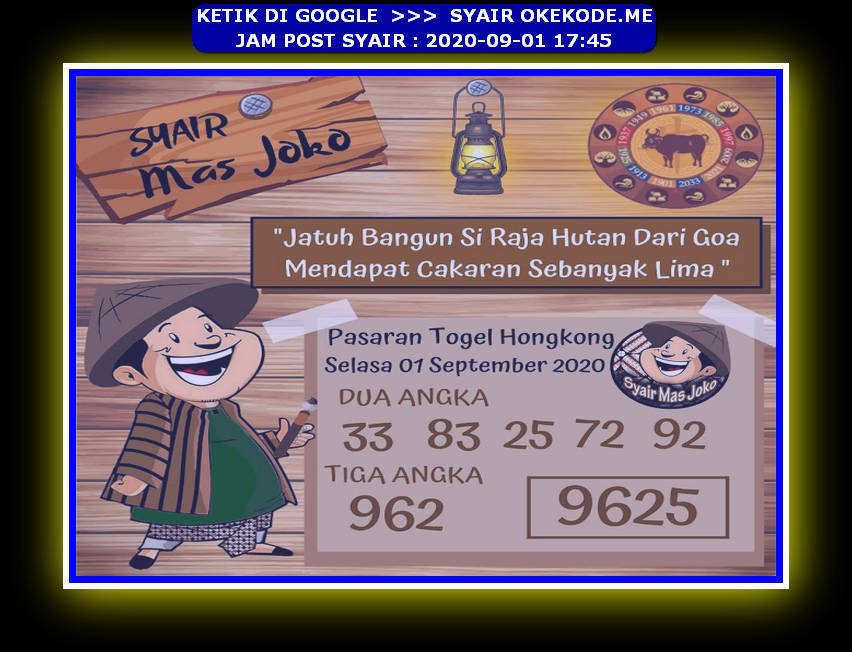 1 New Message Kode Syair Hongkong 1 September 2020 Forum Syair Togel Hongkong Singapura Sydney