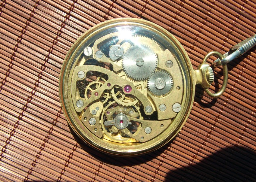 VreMax Molnija Skeleton Pocket Watch