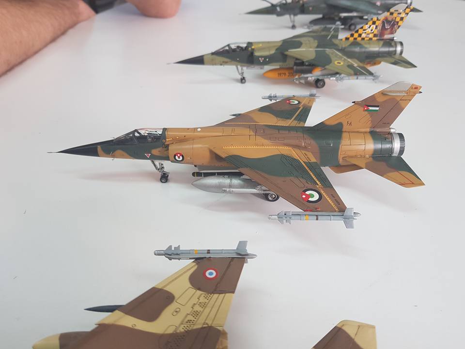 Yoav Efrati's built 1/72 Special Hobby Mirage F.1s shown at IPMS IL