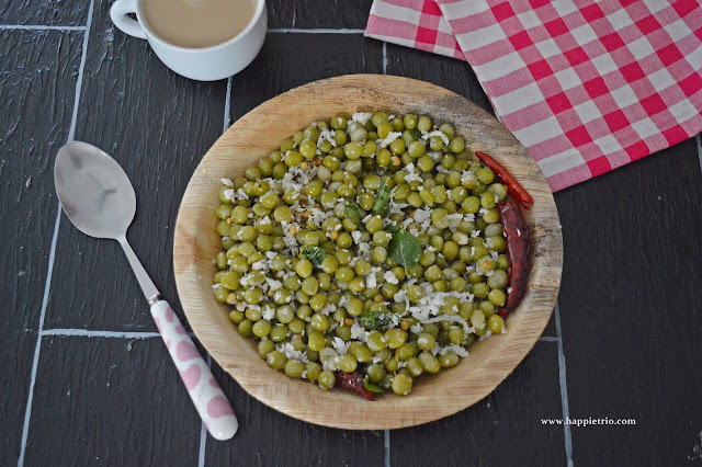 Patani Sundal Recipe| Green Peas sundal | Easy Evening Snack Ideas