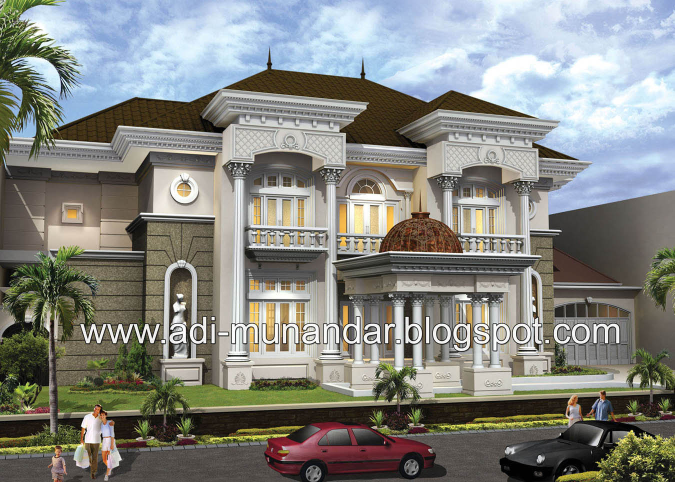 Arsitektur Klasik di Rumah Klasik Pakuwon Surabaya
